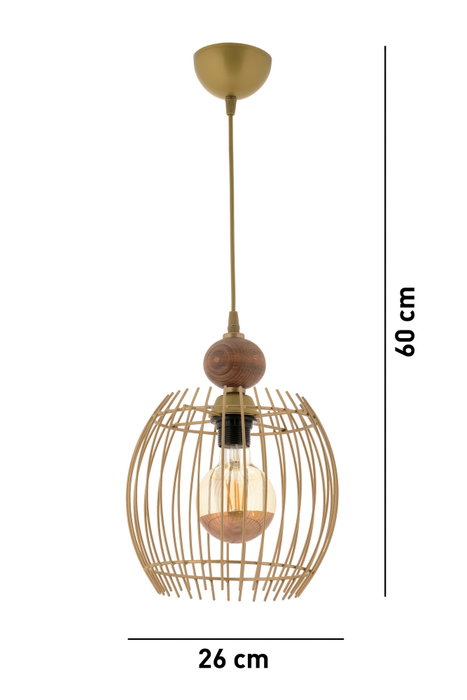 Opviq Lillian Wood Dorado y Natural Opviq Lillian Wood Dorado y Natural